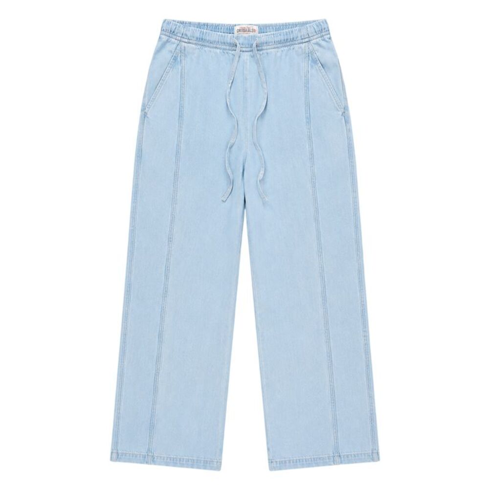 Guess Womens/Ladies Denim Wide Leg Joggers / Blue